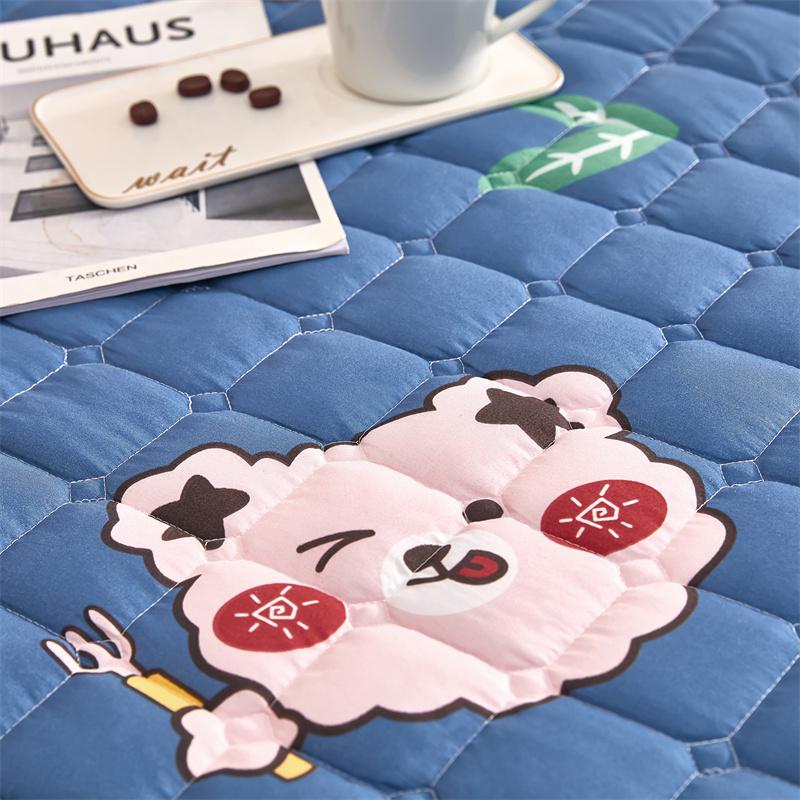 Snugglify - Blue Bear Quilted Fitted Bed Sheet