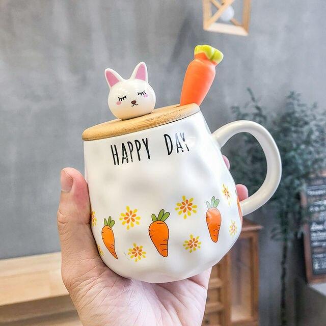 Snugglify - Bunny & Sweet Carrots Ceramic Mug
