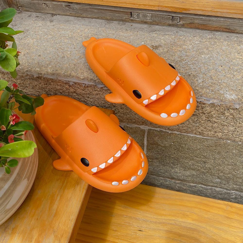 Snugglify - Crazy Shark Open-toe Slippers