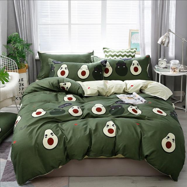 Snugglify - Cuddly Avocado Mates Bedding Set