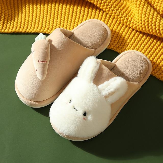 Snugglify - Cuddly Bunny & Carrot Slippers