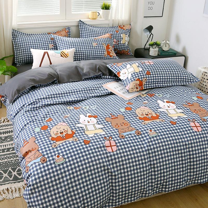 Snugglify - Cuddly Puppies On Grey Bedding Set