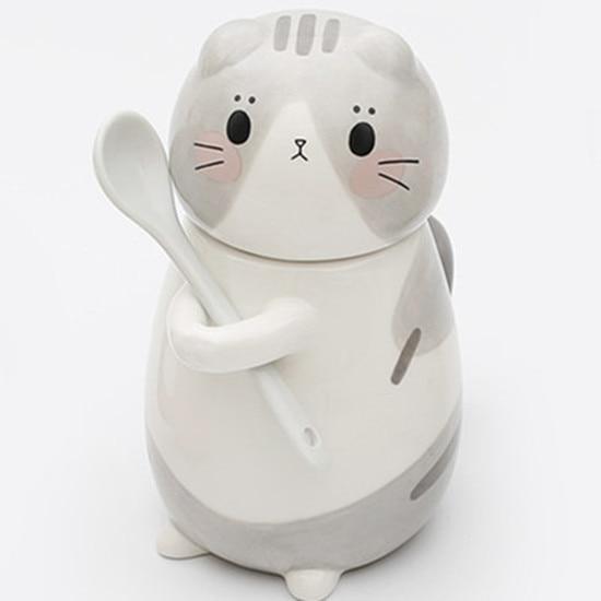 Snugglify - Cute Standing Cat Ceramic Mugs