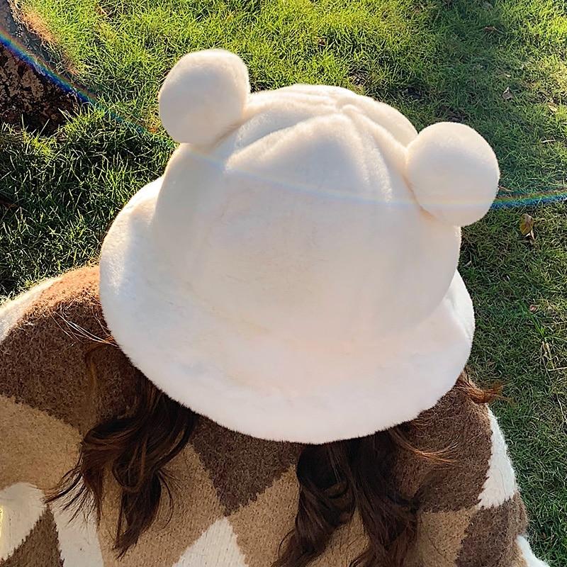 Snugglify - Faux Fur Bear Bucket Hat
