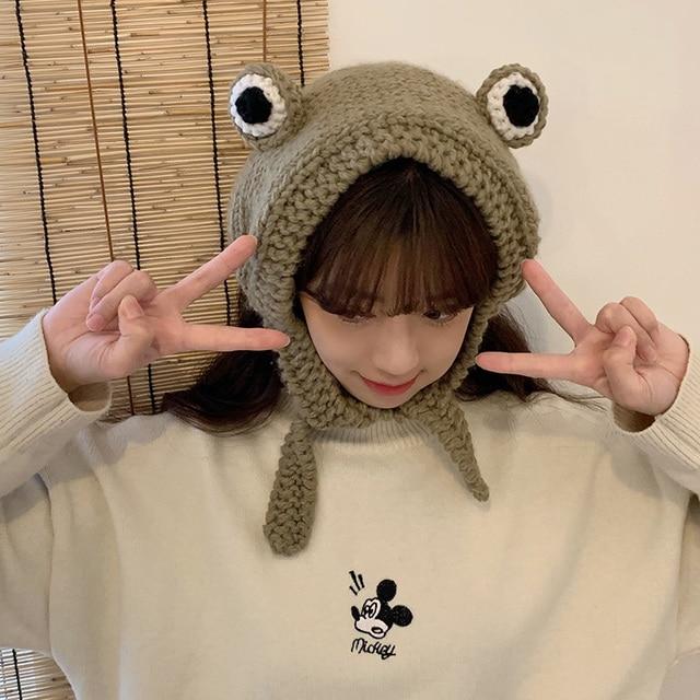 Snugglify - Frog Knit Hat