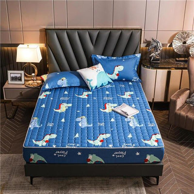 Snugglify - Funky Dino Quilted Fitted Bed Sheet