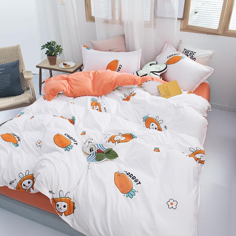 Snugglify - "Hello" Bunny & Carrot Bedding Set