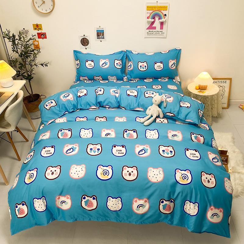 Snugglify - Hundreds Of Cute Colorful Bear Faces Bedding Set
