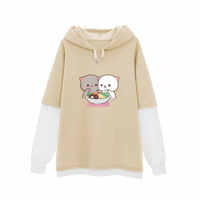 Snugglify - Hungry Kittens Mates Half-Sleeve Hoodie