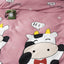 Snugglify - Joyful Cow Pink & Grey Bedding Set