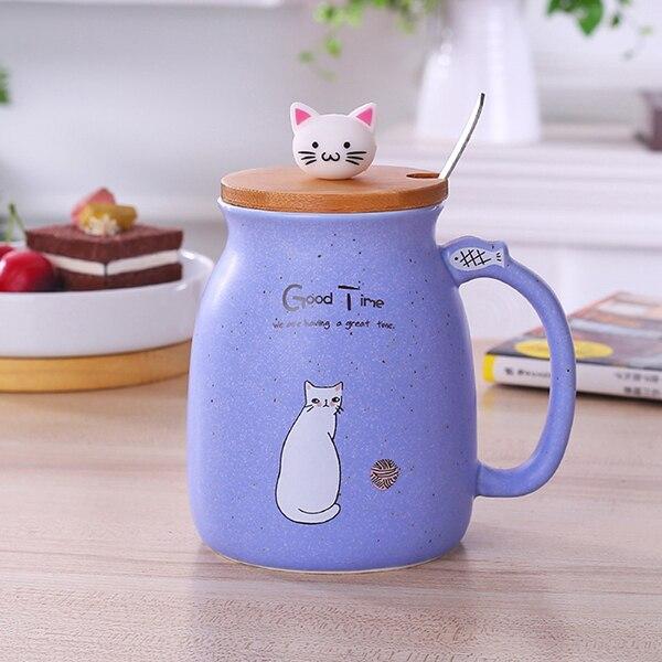 Snugglify - Kawaii Good Time Ceramic Cat Teacup
