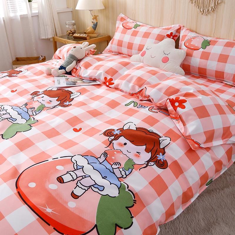 Snugglify - Kawaii Strawberry Girl Bedding Set