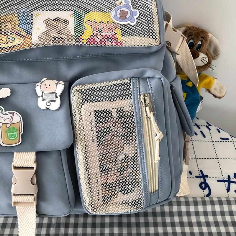 Snugglify - School Buddies Backpack With Bear Keychain