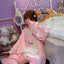 Snugglify - Strawberry Milk Button Up Long Sleeves Shirt
