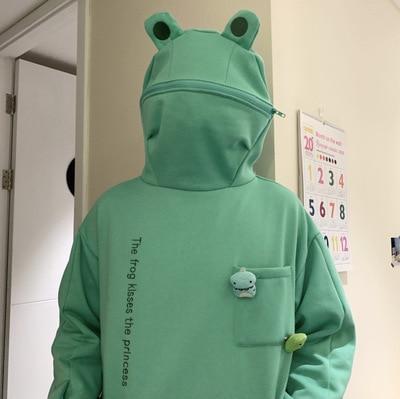 Snugglify - "The Frog Kisses The Princess" Oversized Hoodie