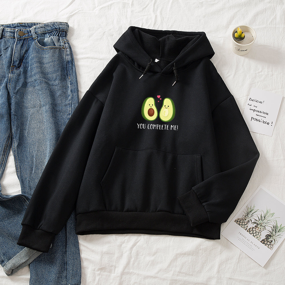 Snugglify - You Complete Me Avocado Oversized Hoodie